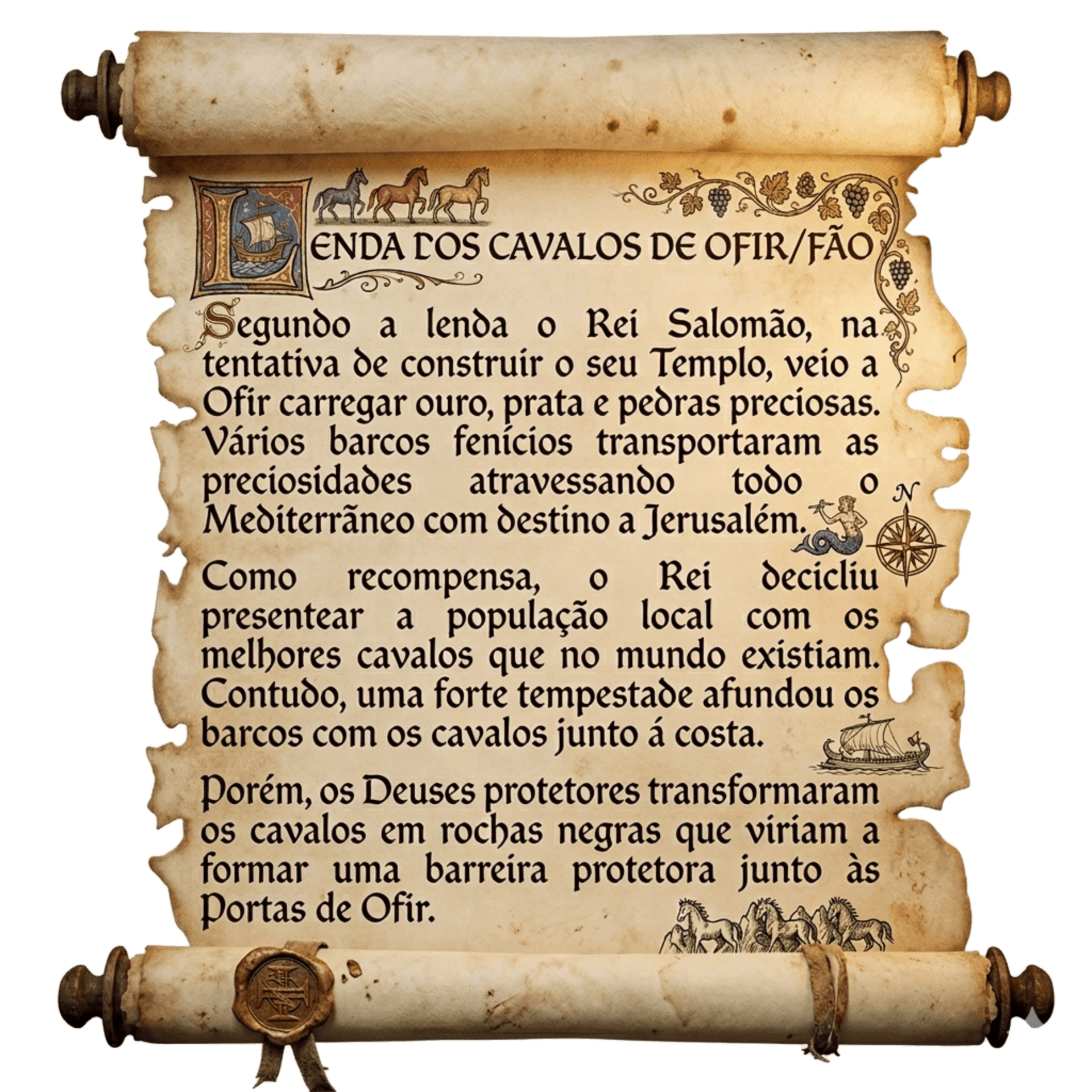 A Lenda dos Cavalos de Fão — As Portas de Ofir